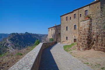 Obraz premium Civita di Bagnoregio Alleys (Viterbo, Italy)