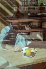 Man at the cafe