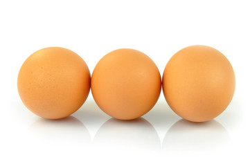 Three eggs