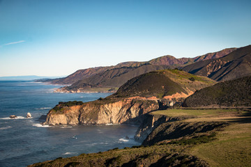 Westcoast on highway number 1 in california, USA