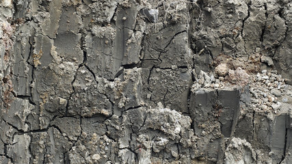Texture of black soil 