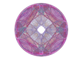 Abstract fractal background. Digital collage.