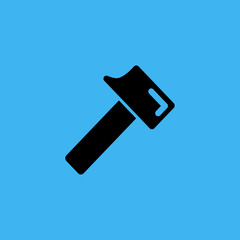 Hammer icon. flat design