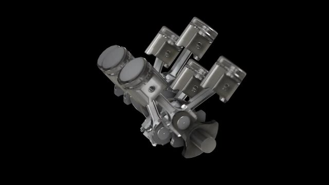 Piston animation with alpha channel