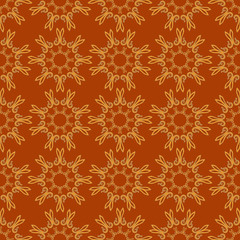 Seamless background with abstract ornament