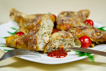 Chicken legs with filling. Фаршированные окорочка. 