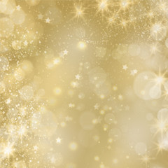 Golden sparkling background 1