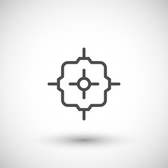 Junction box line icon