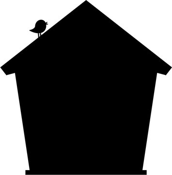 recommend clip art: Farm Bar and Bird Silhouette