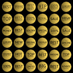 Advertising promotional labels