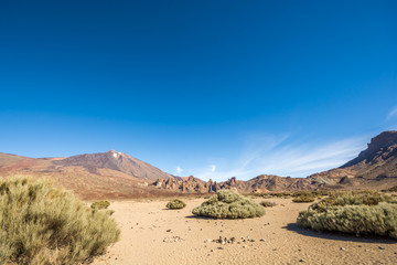 Teide mit Caldera im Weitwinkel