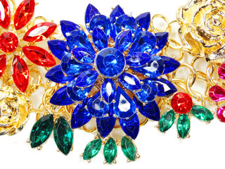 jewelry with bright crystals brooch luxury fashion