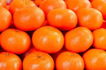 orange fruit on market