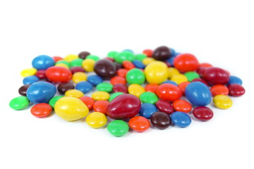 Fototapeta na wymiar Selective focus Colorful Candy Background
