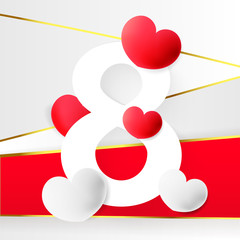 Happy Women s Day 8 March holiday background