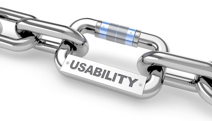 usability / Chain / Metal / 3d