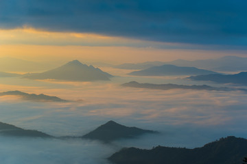 Morning Fog on mountain