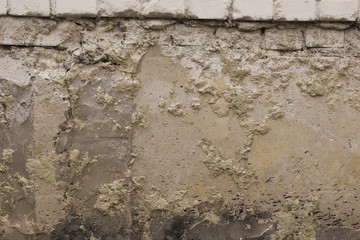 Cracked old wall texture.Closeup shot