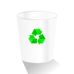 corbeille à papier - corbeille de recyclage