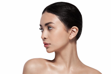 beauty asian clean skin female face 