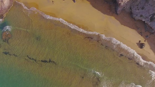 Aerial nature landscape picturesque mediterranean sea coast