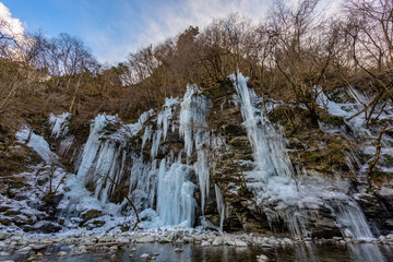 三十槌の氷柱