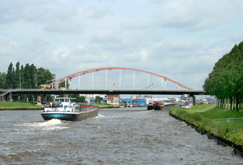Fototapeta premium Amsterdam Rijncanal in Amsterdam