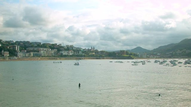 Seaside of San Sebastian, Donostia, Pais Basco, Spain