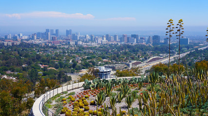 panorama of Los Angeles, California, USA