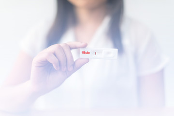 Rapid test cassette for Hepatitis B Virus Test (HBsAg) ,Negative