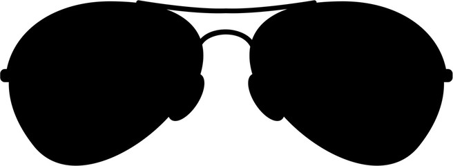 Aviator Sunglasses in Silhouette - 136804681