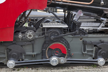 Zahnradbahn,(Detail, Antrieb)