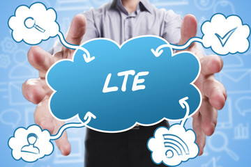 Business, Technology, Internet and marketing. Young businessman