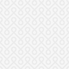 White Linear Weaved Seamless Pattern.
