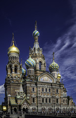 Fototapeta na wymiar Blutskirche, St. Petersburg