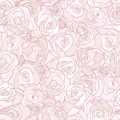 rose seamless pattern