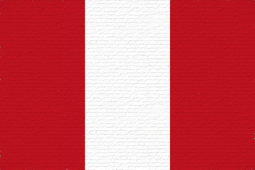 Flag of Peru Wall