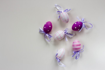 Decorated easter eggs