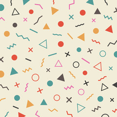 retro hipster pattern