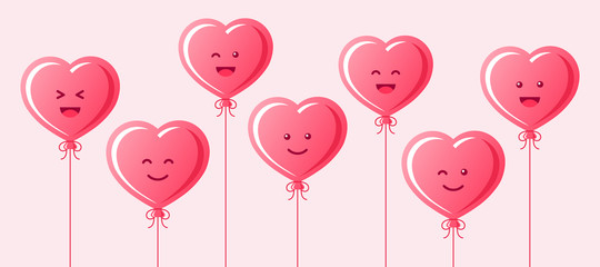 Balloons heart