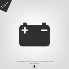 Car battery icon