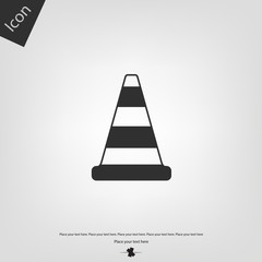Road cone icon