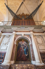 Fototapeta premium Interior of Burgos cathedral, Castilla y Leon, Spain.