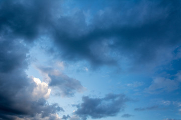 Naklejka na ściany i meble picturesque sky with clouds