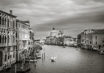 Fototapeta na wymiar Venice in black and white 2