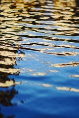 the water wave in closeup for background