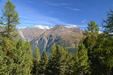 Alpine panorama, Sölden, Ötztal in Tirol, Austria

