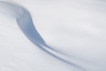 Snow dune.