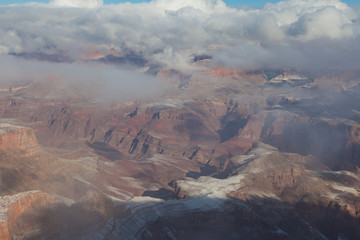 South Rim Grand Canyon Winter Landscape