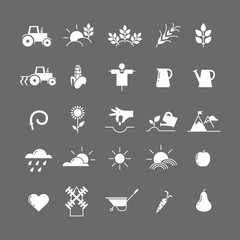 White icons of rural life.